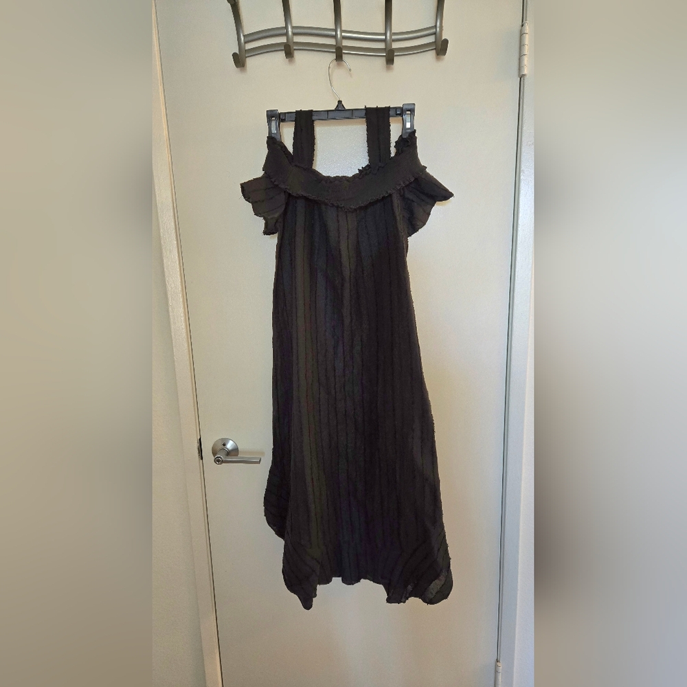 Maje off shoulder dress